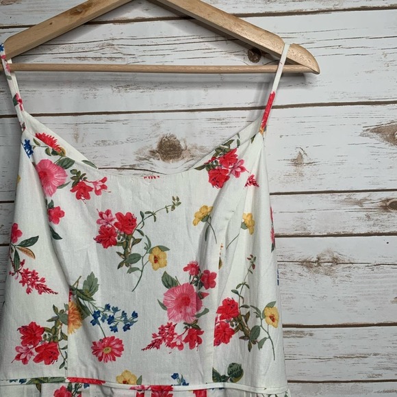 Gal Meets Glam Cassie Back Bow Linen Blend Dress 8 - Picture 9 of 14